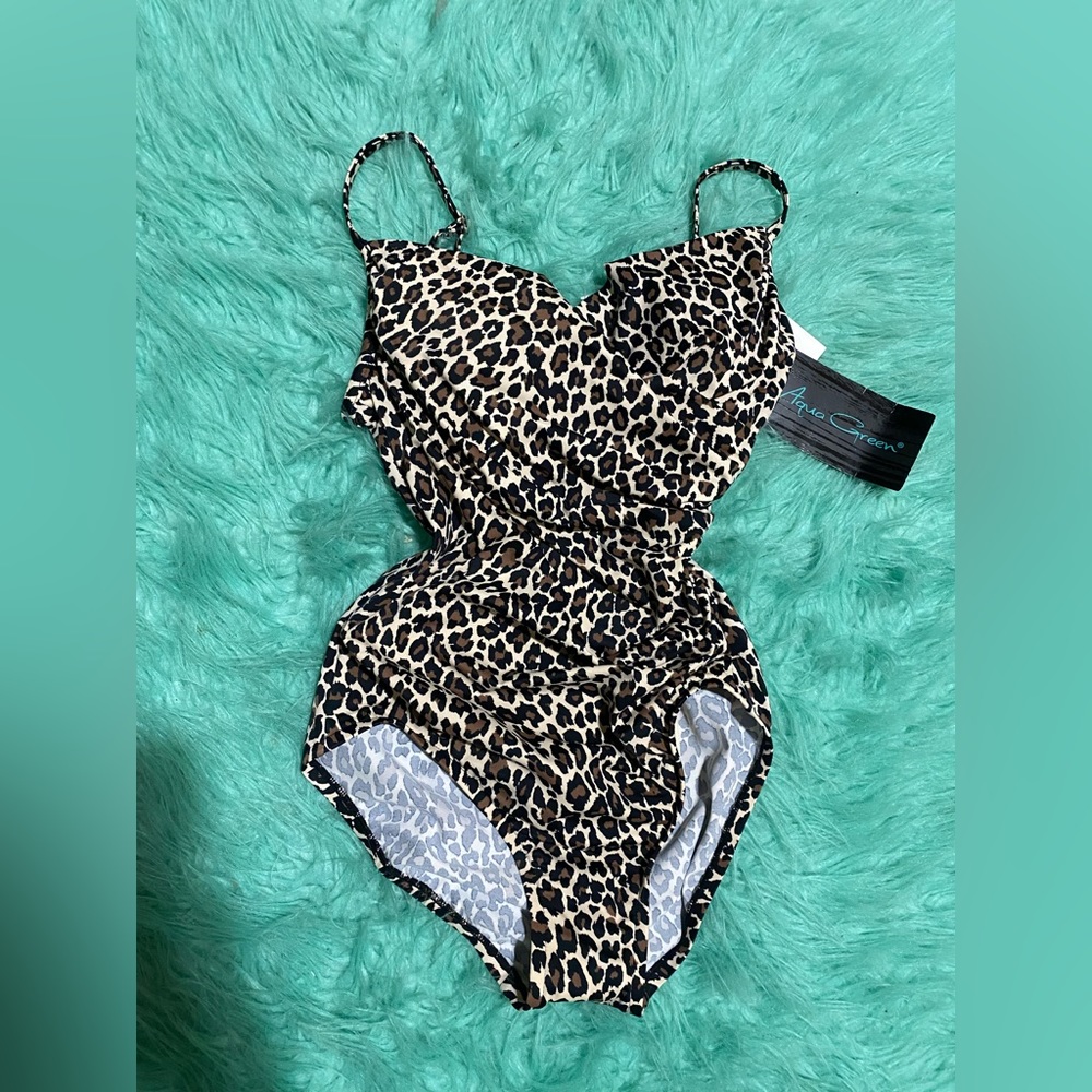 cheetah one piece swimsuit